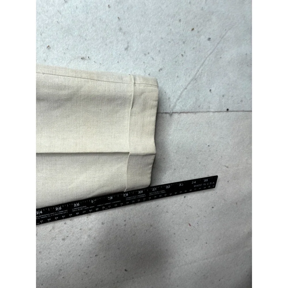 Dockers Dress Pants Mens 34X31 Beige Cotton Cuffed Hem Casual Straight Leg